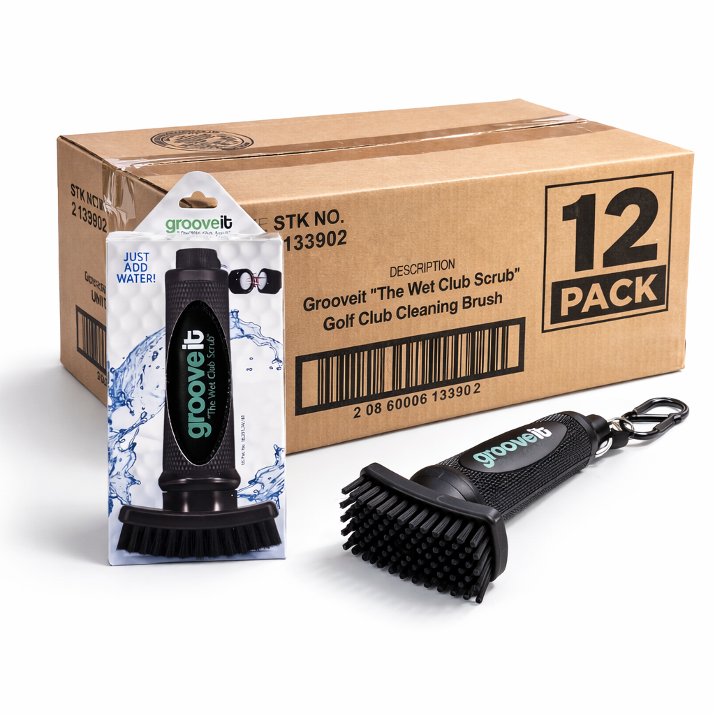 12 Pack - Grooveit Brush - Black Plastic - Generic