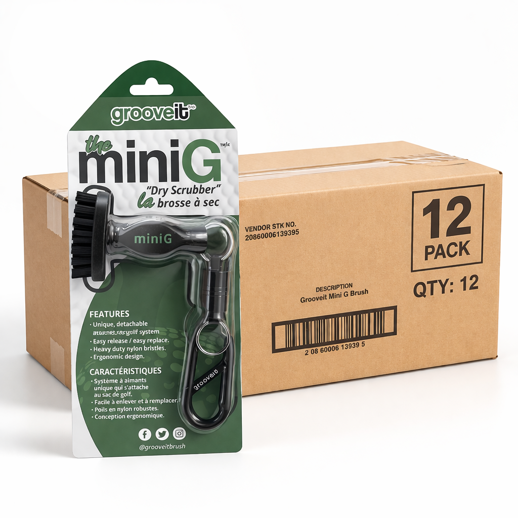 12 Pack - MiniG Brush - Black Plastic - Generic
