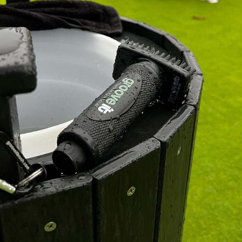 Grooveit Brush – "The Wet Club Scrub" - Grooveit "The Wet Club Scrub" - #golf_club_cleaner# - #golf_club_brush# - #golf_brush# - #grooveit# - #groove_it_brush# - #grooveit_brush# - #groove_cleaner# - #golf_club_cleaning_brush# - #go